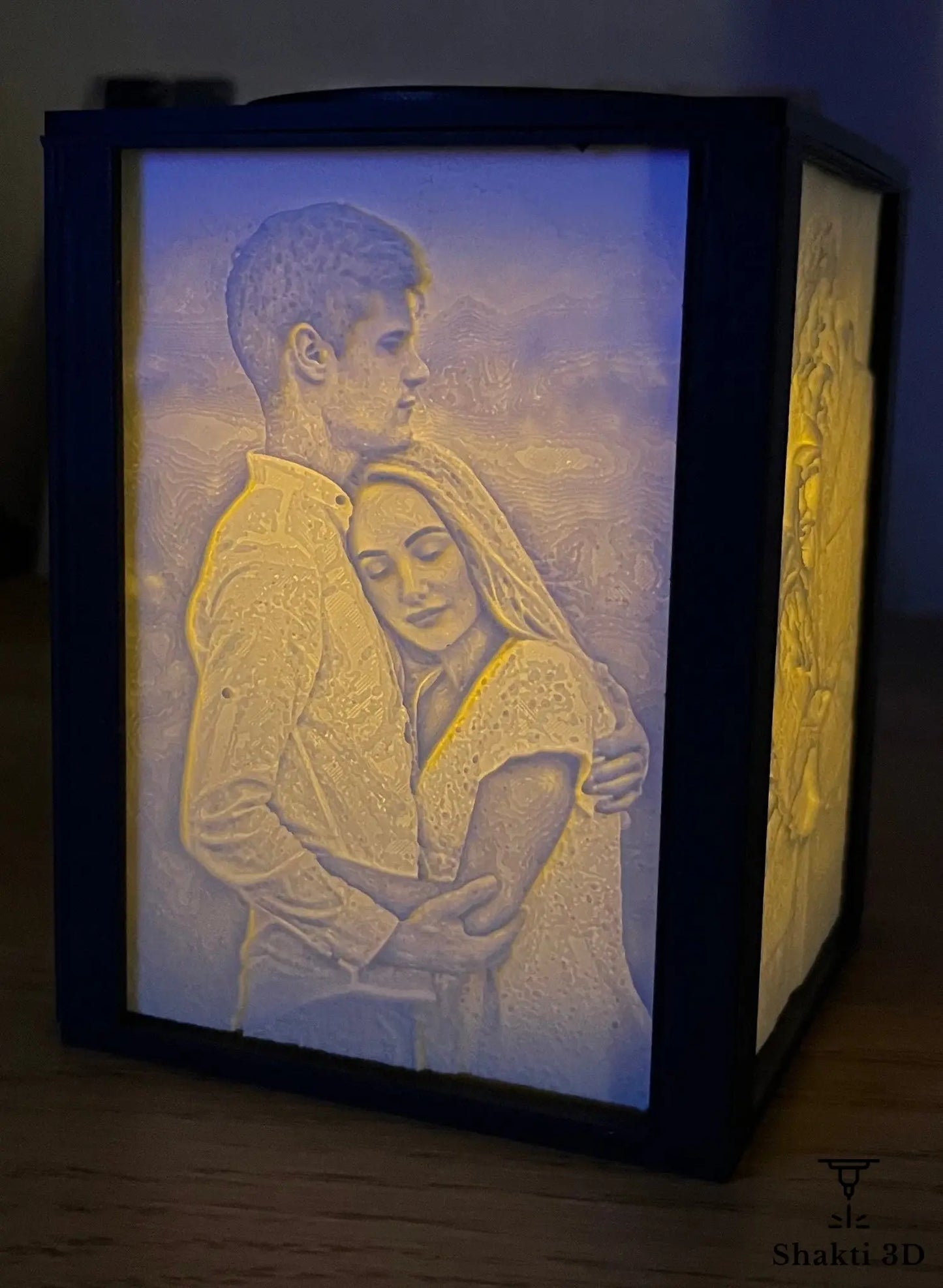 Lampe personnalisable en lithophanie SHAKTI 3D