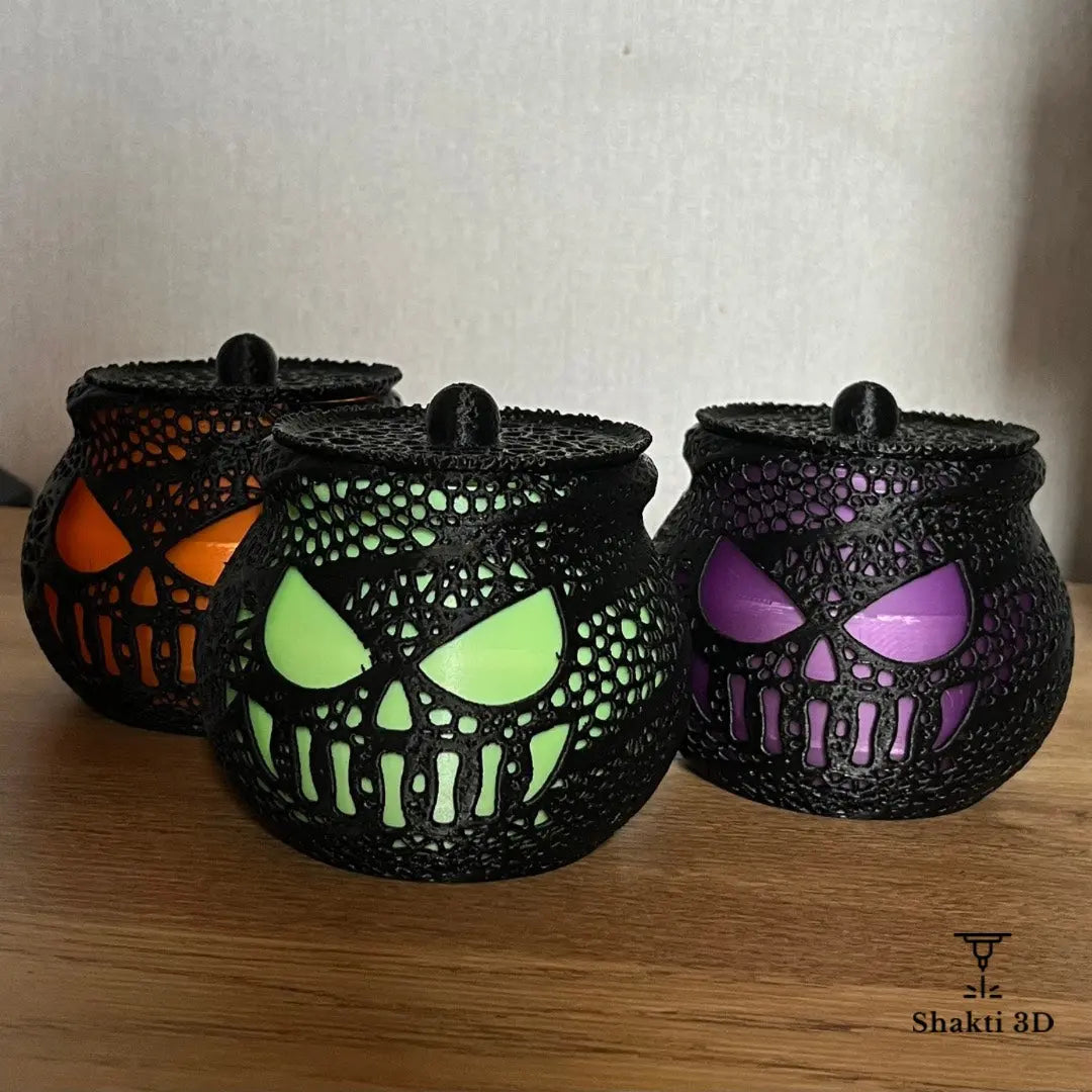 Petit chaudron d'halloween SHAKTI 3D