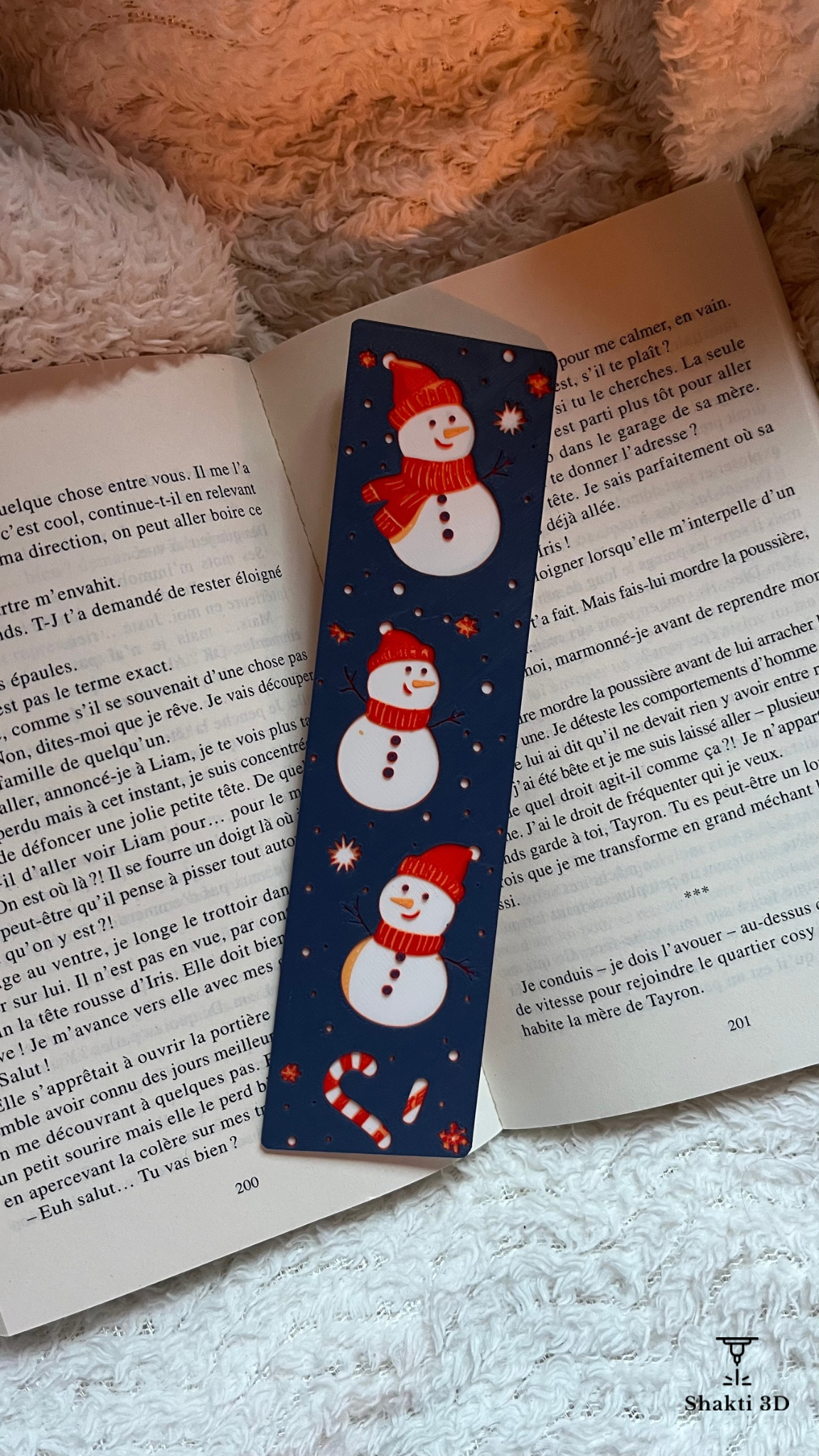 Marque-pages spécial Noël SHAKTI 3D