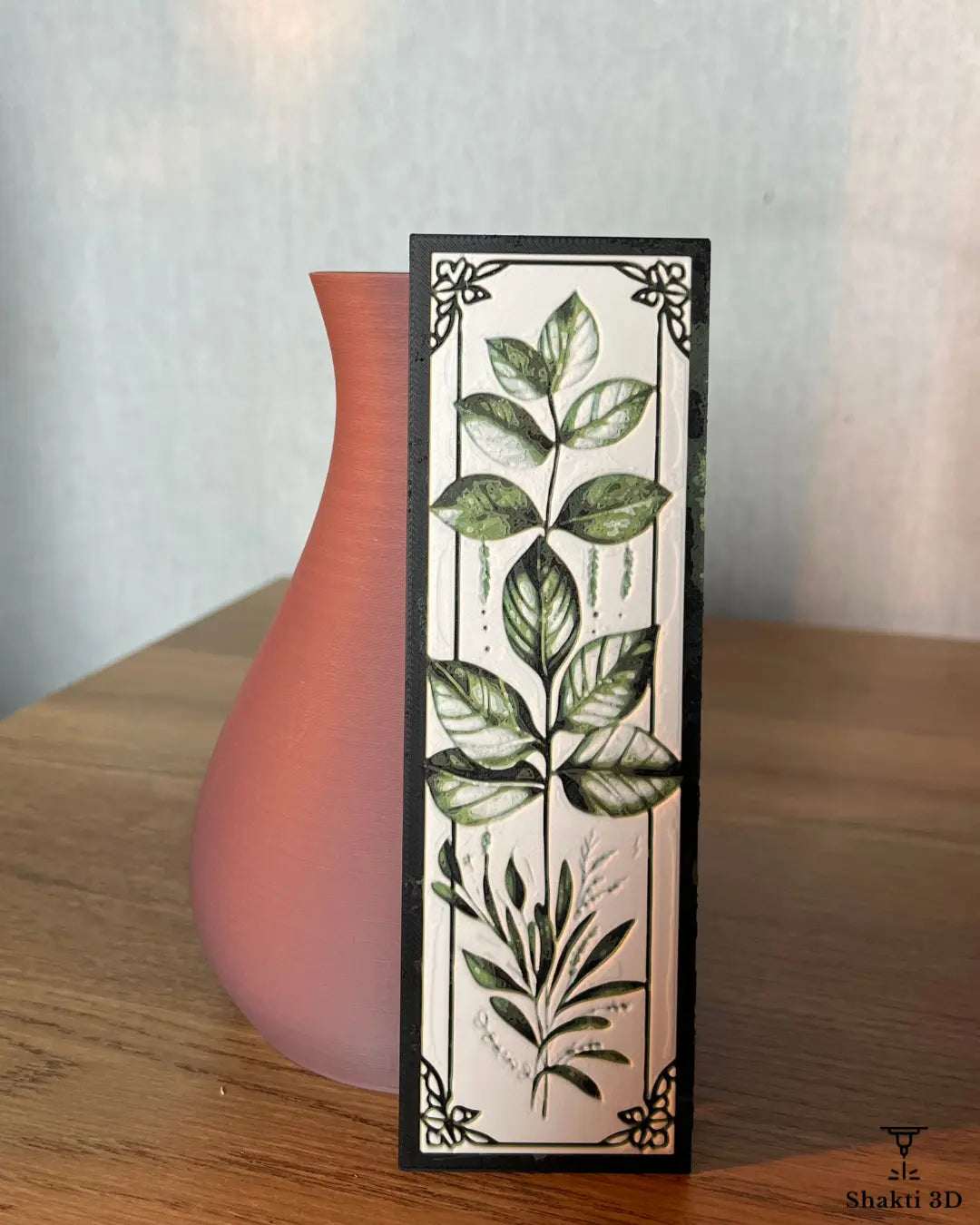 Lot Vases Modernes & Marque-pages Elegance Florale SHAKTI 3D