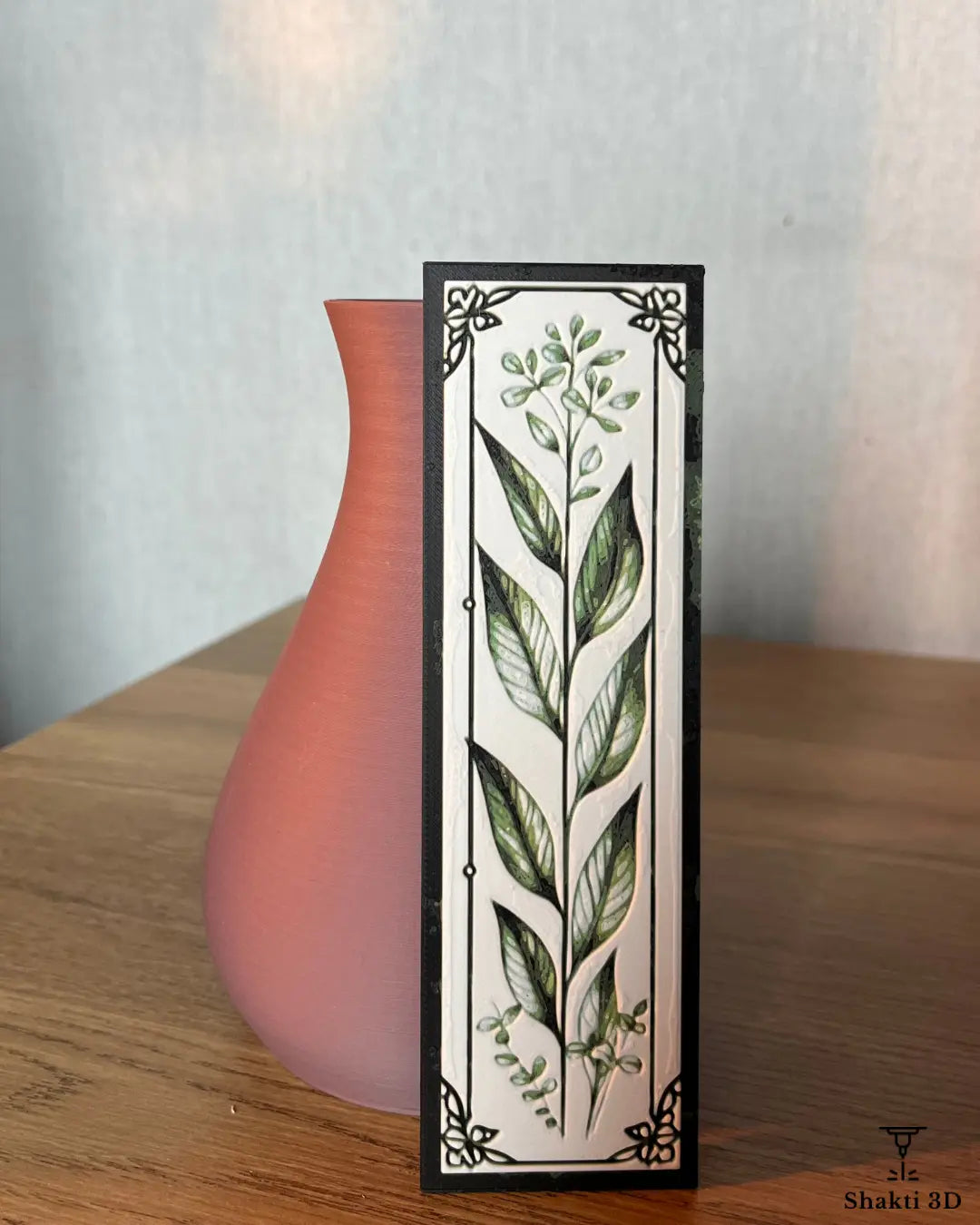 Lot Vases Modernes & Marque-pages Elegance Florale SHAKTI 3D