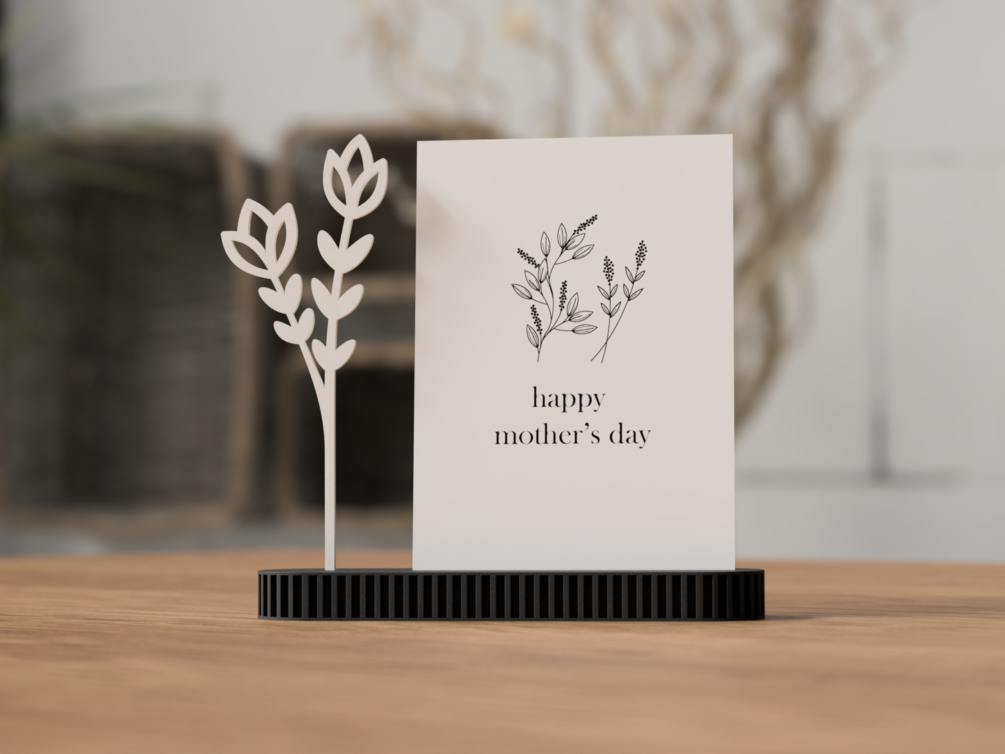 Porte-Photo Fête des Mères Personnalisable – Cadeau Unique et Élégant en Impression 3D SHAKTI 3D