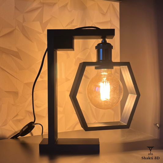 Lampe design éco-responsable avec un éclairage chaleureux. Idéale pour une décoration chaleureuse