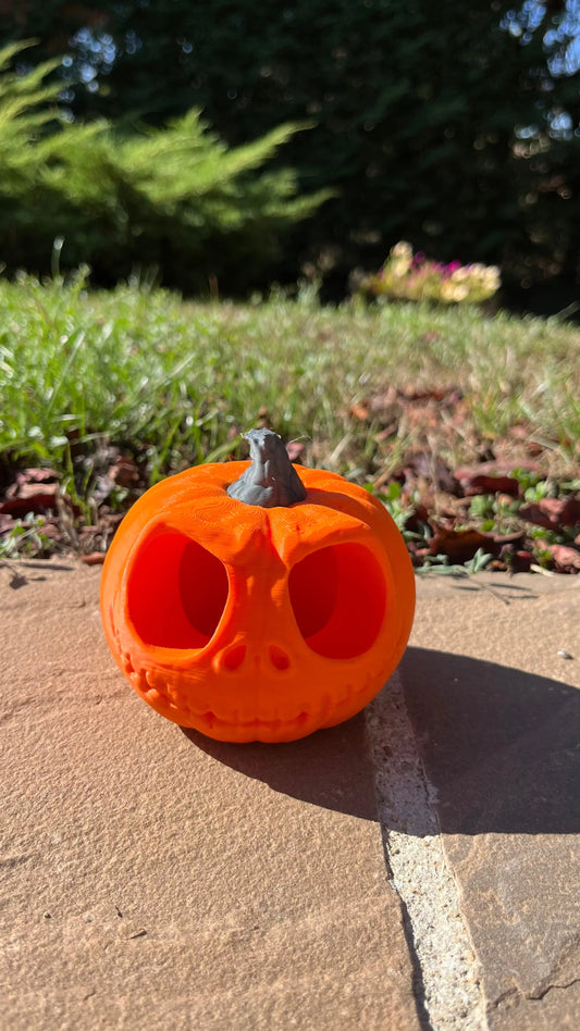 Citrouille Tête de Mort – Décoration Halloween lumineuse