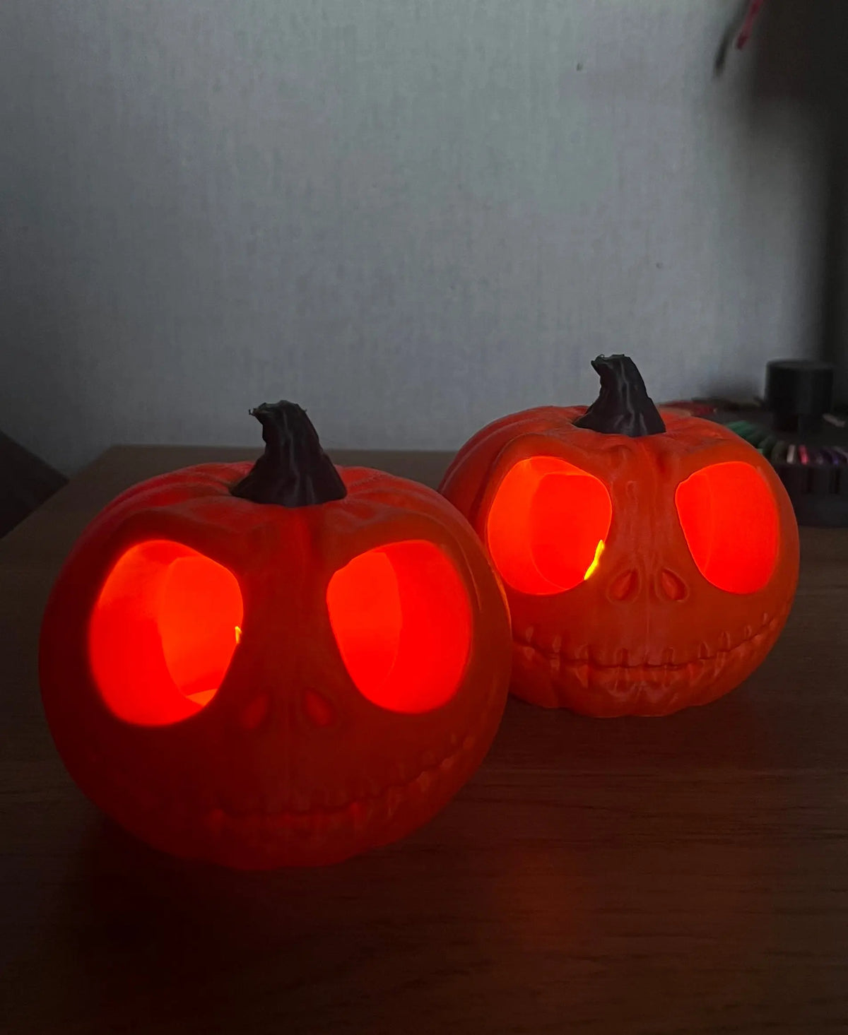 Citrouille Tête de Mort – Décoration Halloween lumineuse
