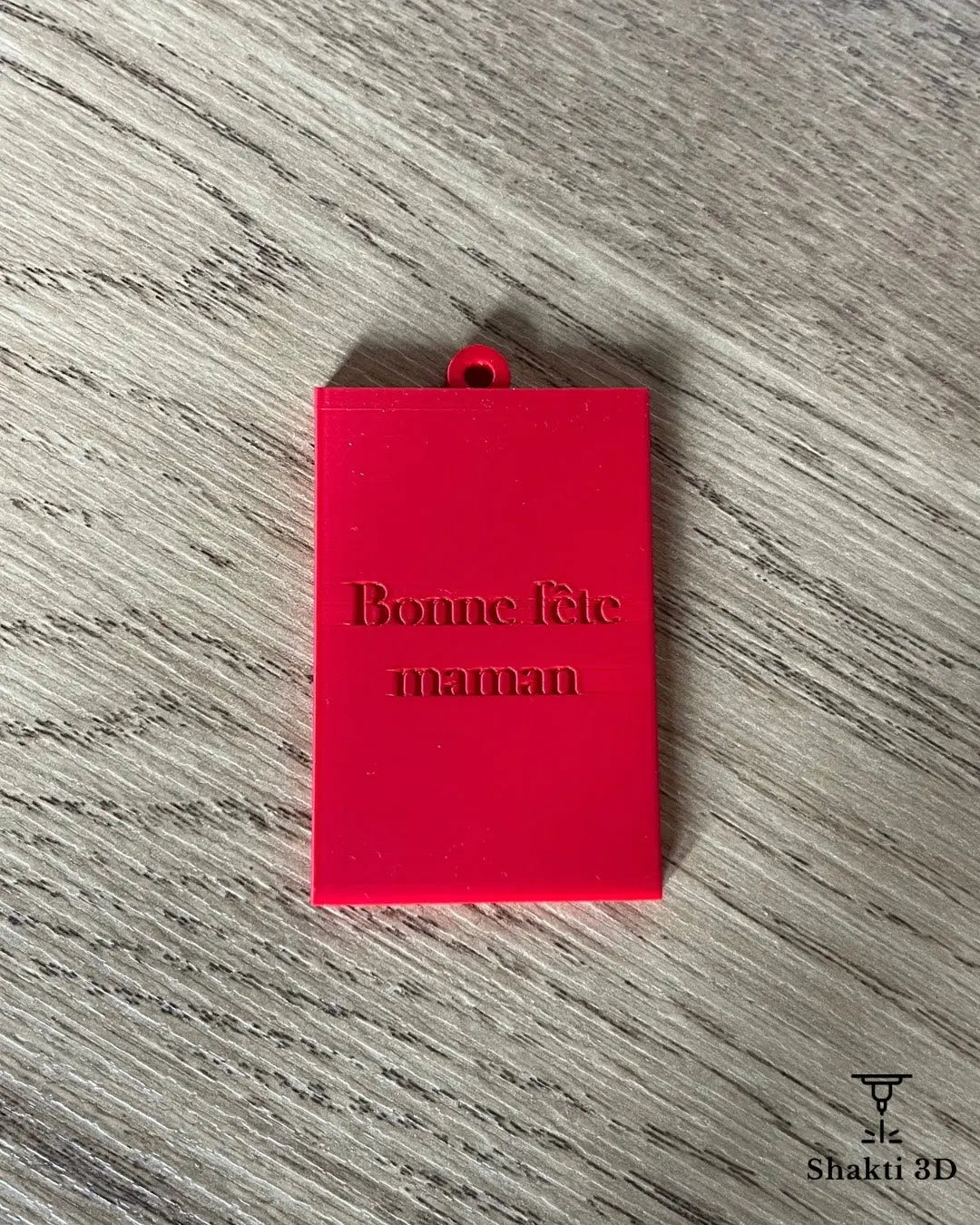 Porte-clés personnalisé avec photo SHAKTI 3D