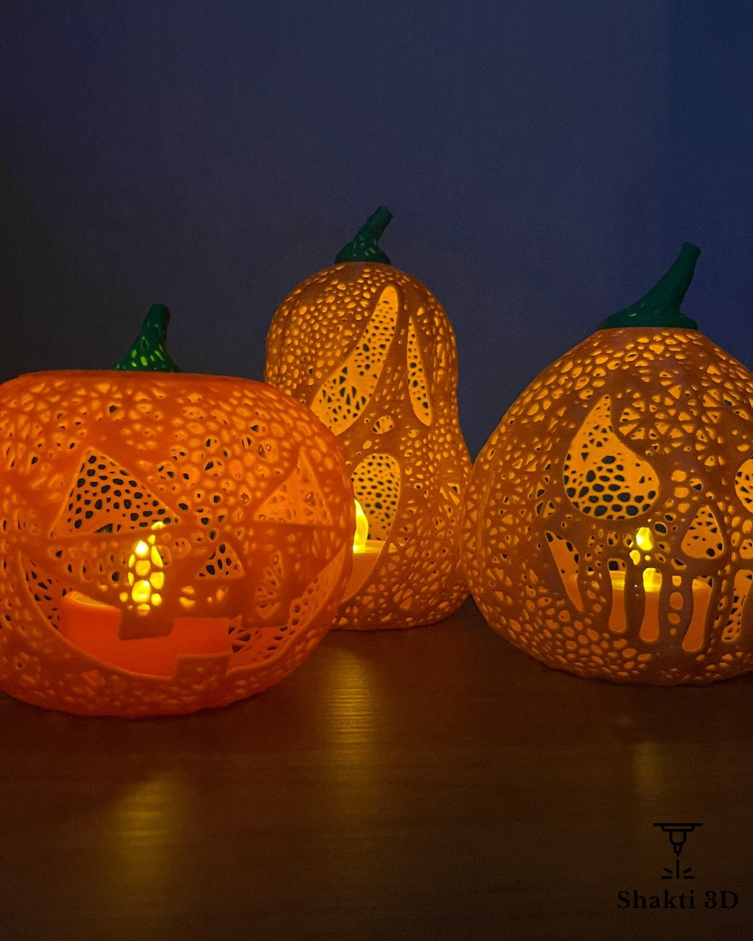 Lanternes citrouille SHAKTI 3D