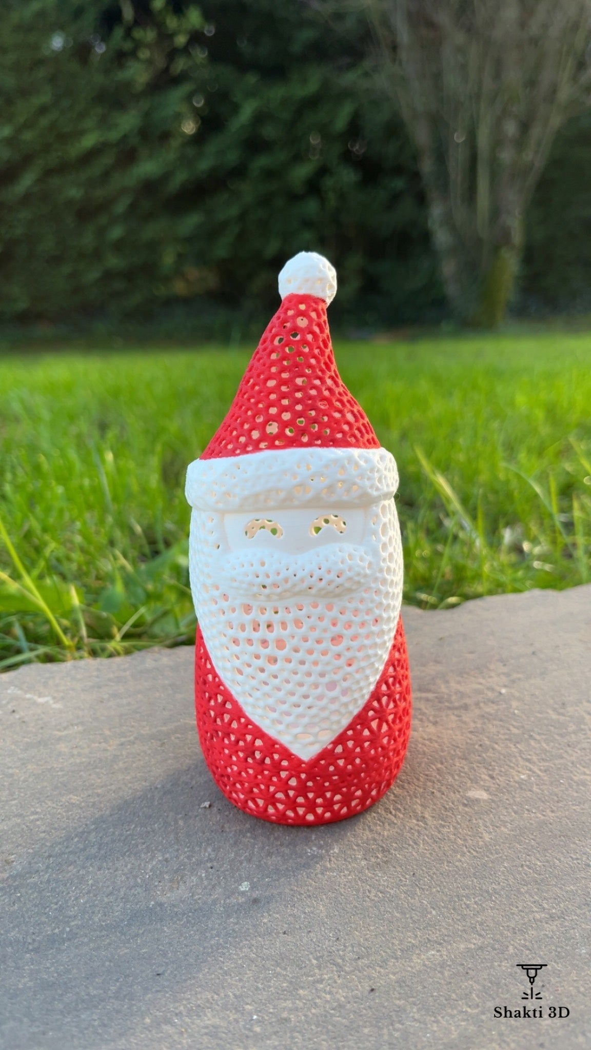 Père Noël lumineux SHAKTI 3D