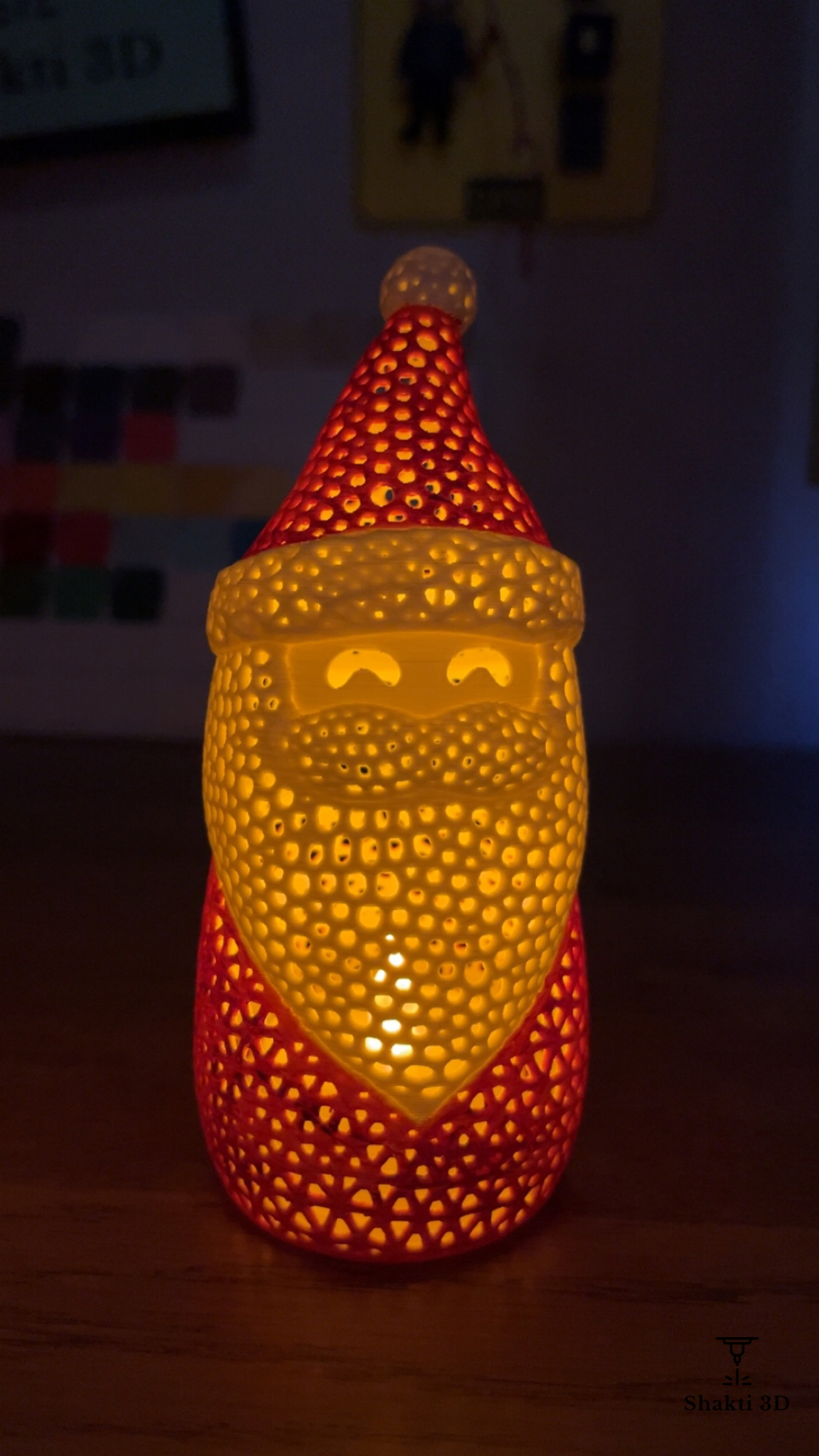 Père Noël lumineux SHAKTI 3D