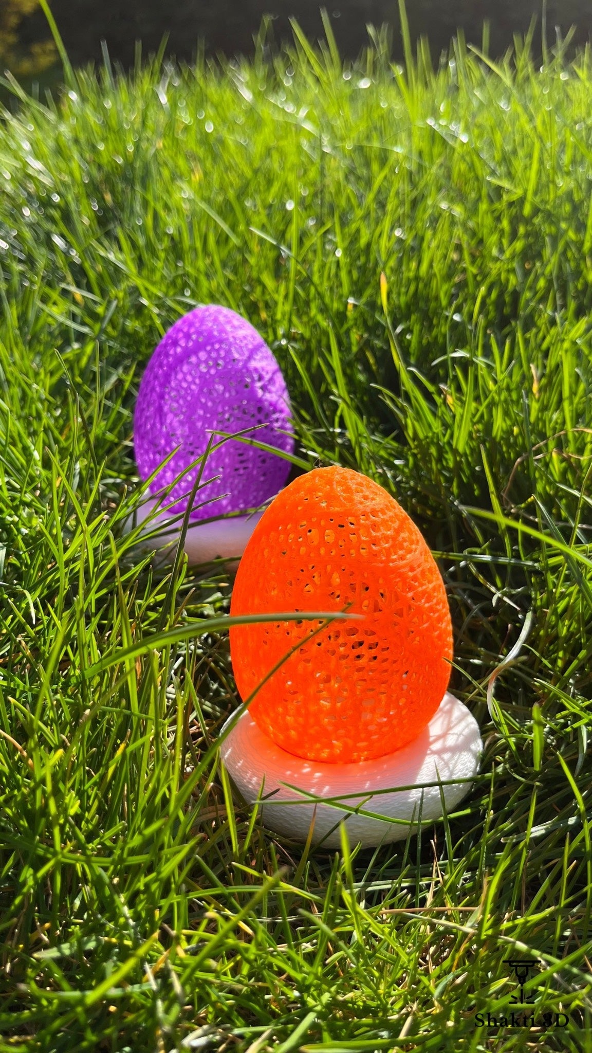 Œuf de Pâques lumineux – Couleurs personnalisables avec bougie LED SHAKTI 3D