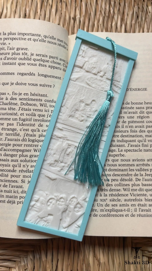 Marque-pages en lithophanie (4 photos) SHAKTI 3D