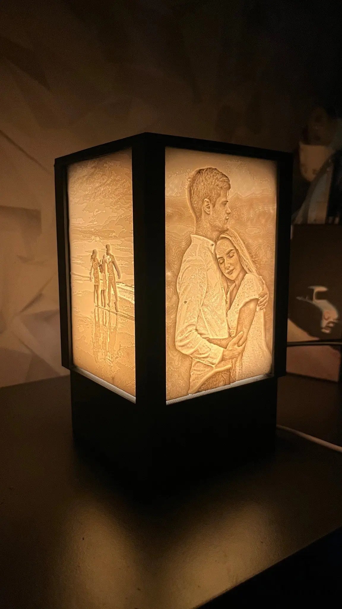 Lampe personnalisable en lithophanie SHAKTI 3D