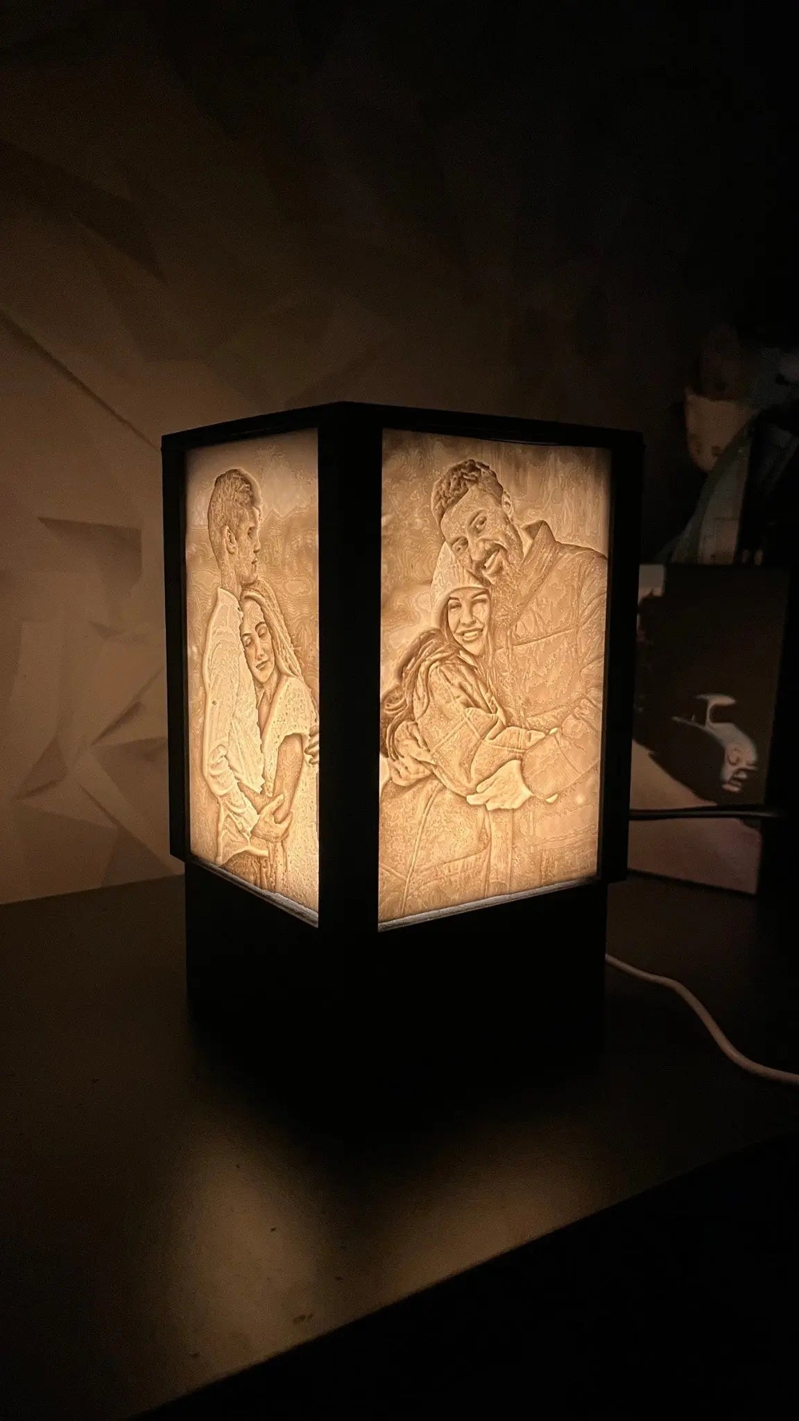 Lampe personnalisable en lithophanie SHAKTI 3D