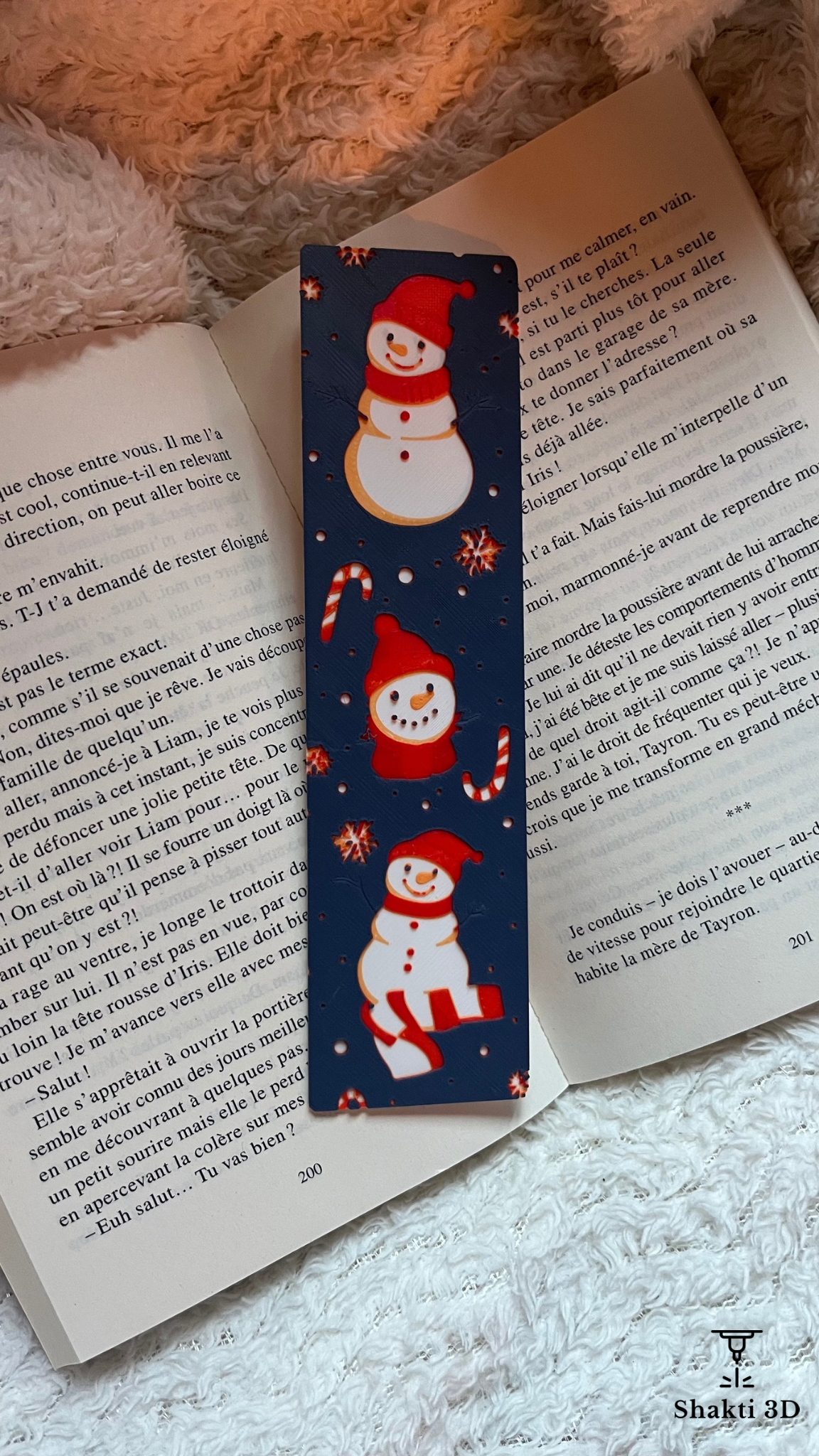 Marque-pages spécial Noël SHAKTI 3D