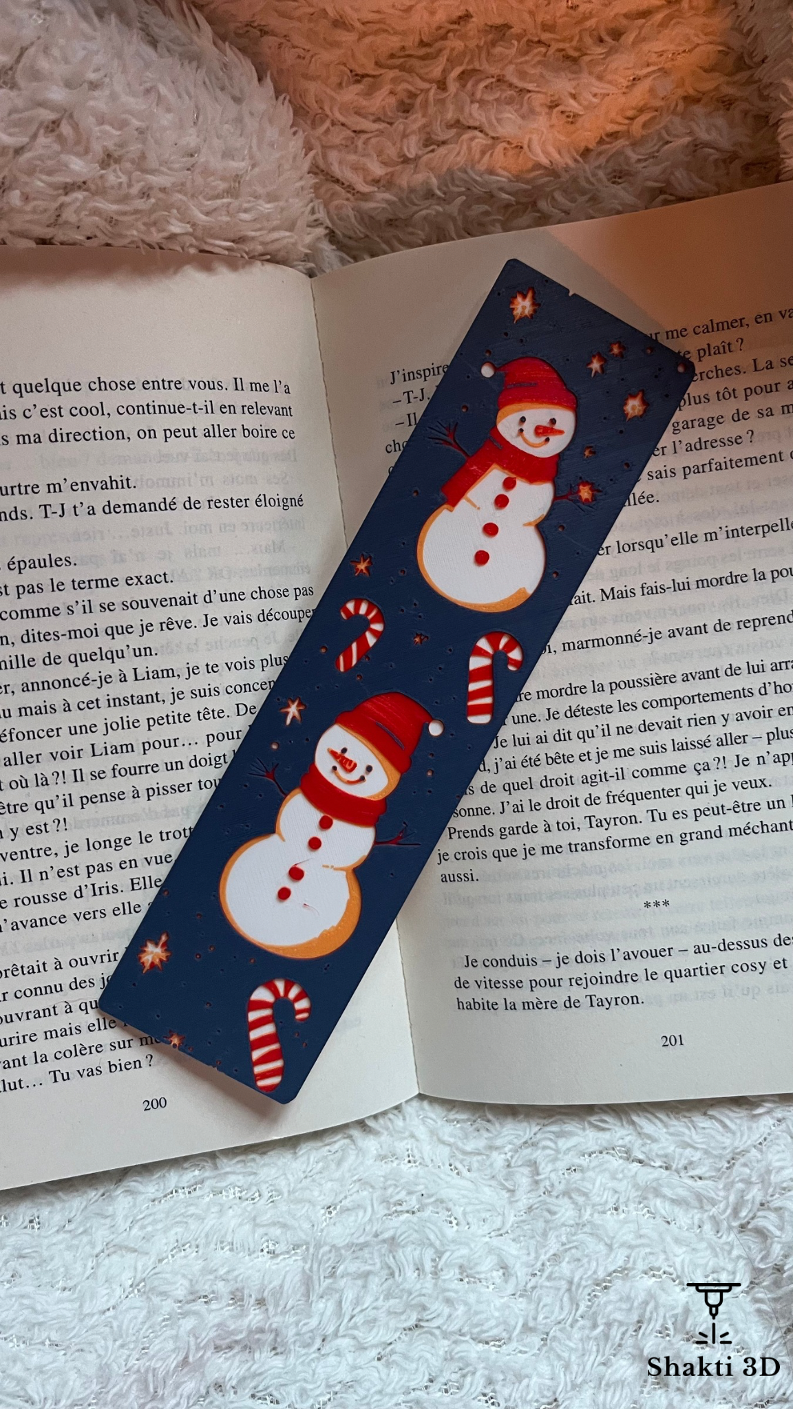 Marque-pages spécial Noël SHAKTI 3D