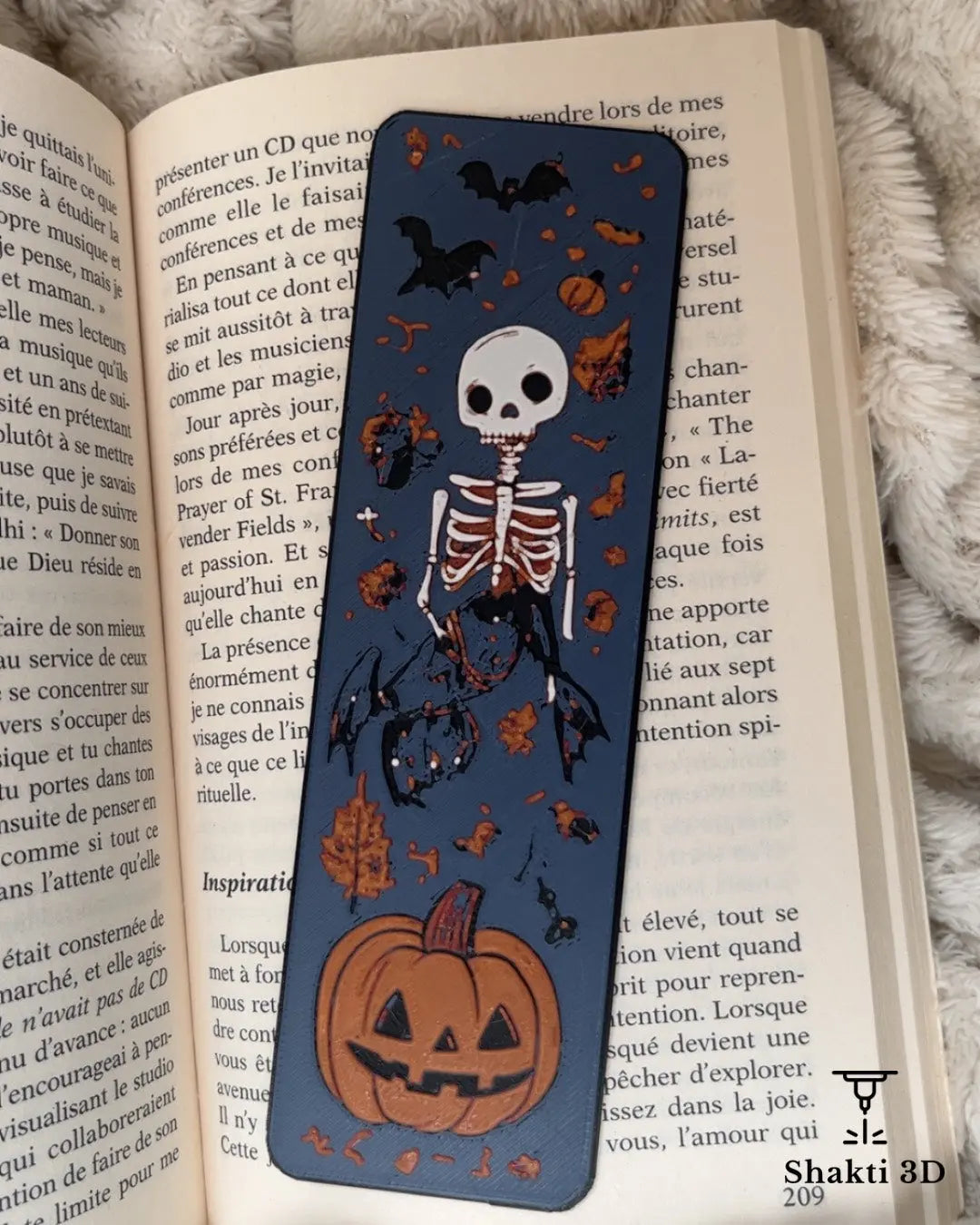 Marque-pages d'halloween SHAKTI 3D