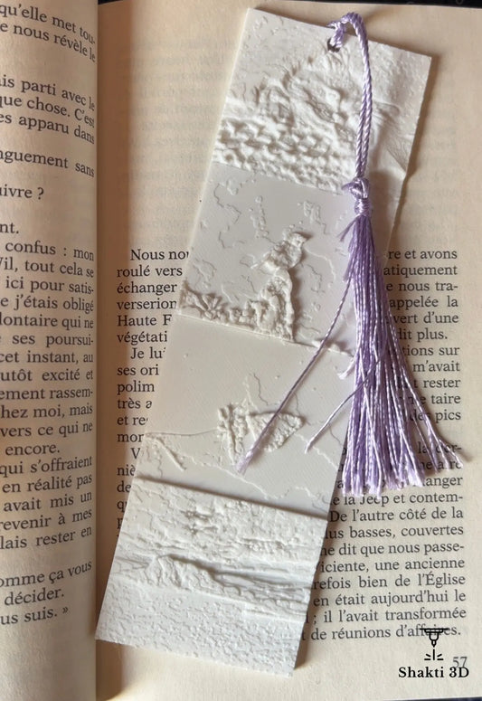 Marque-pages en lithophanie (4 photos - 1 plaque) SHAKTI 3D