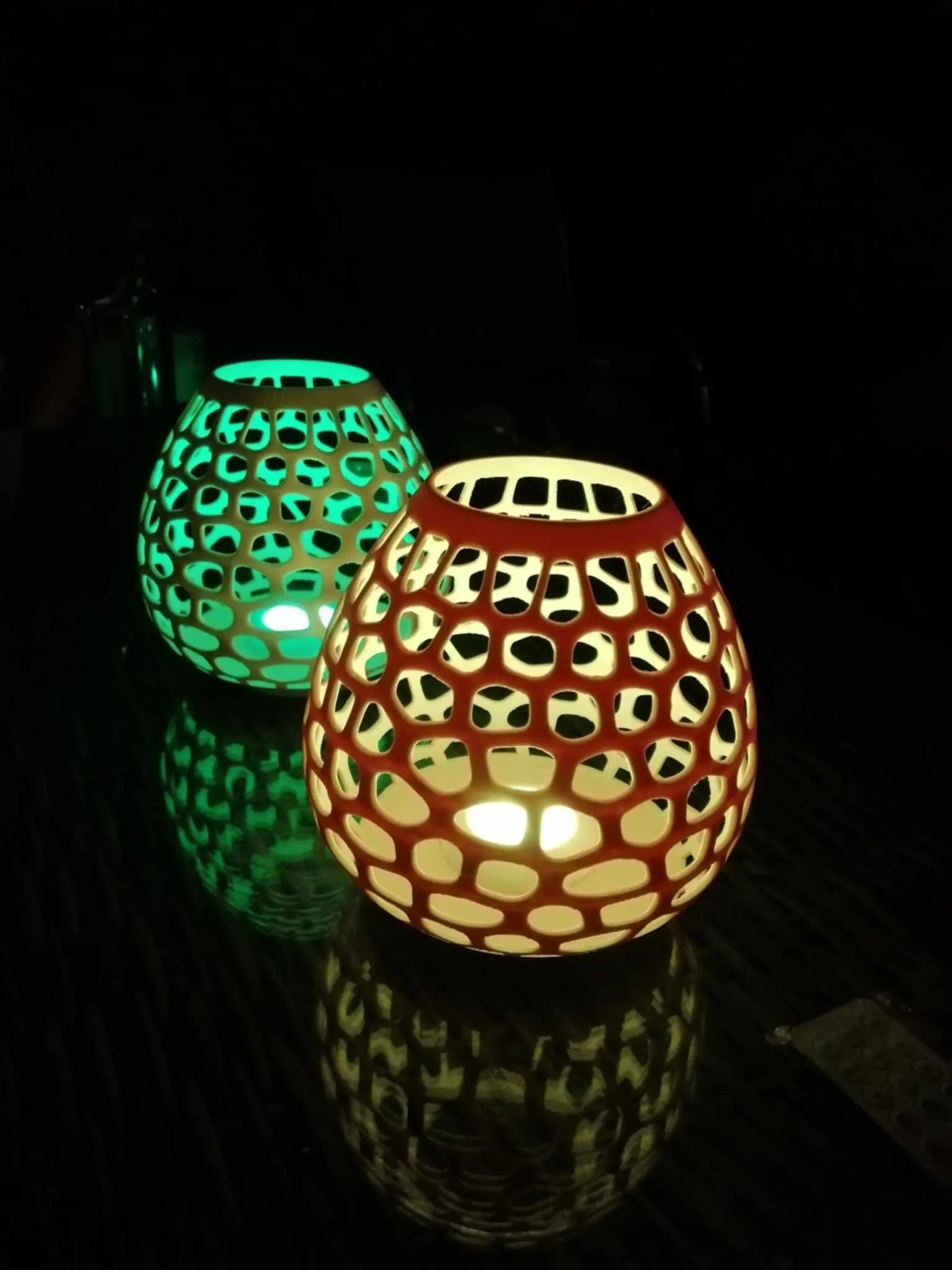 Lampe perforée SHAKTI 3D